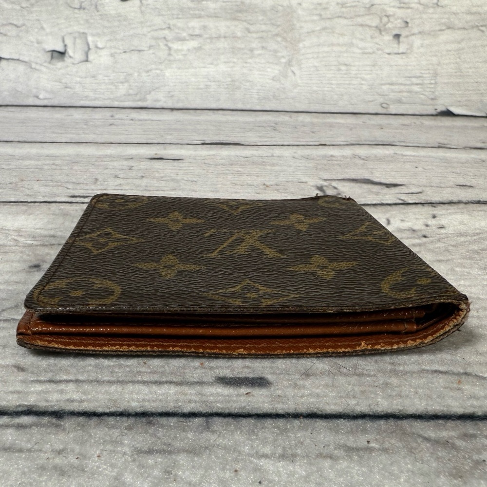 Louis Vuitton Men’s fold Wallet Brown Monogram Canvas Leather - Picture 5 of 14